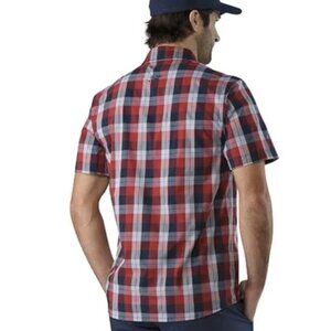 Arc'teryx Red and Blue Checkered Casual Shirt Size Large
